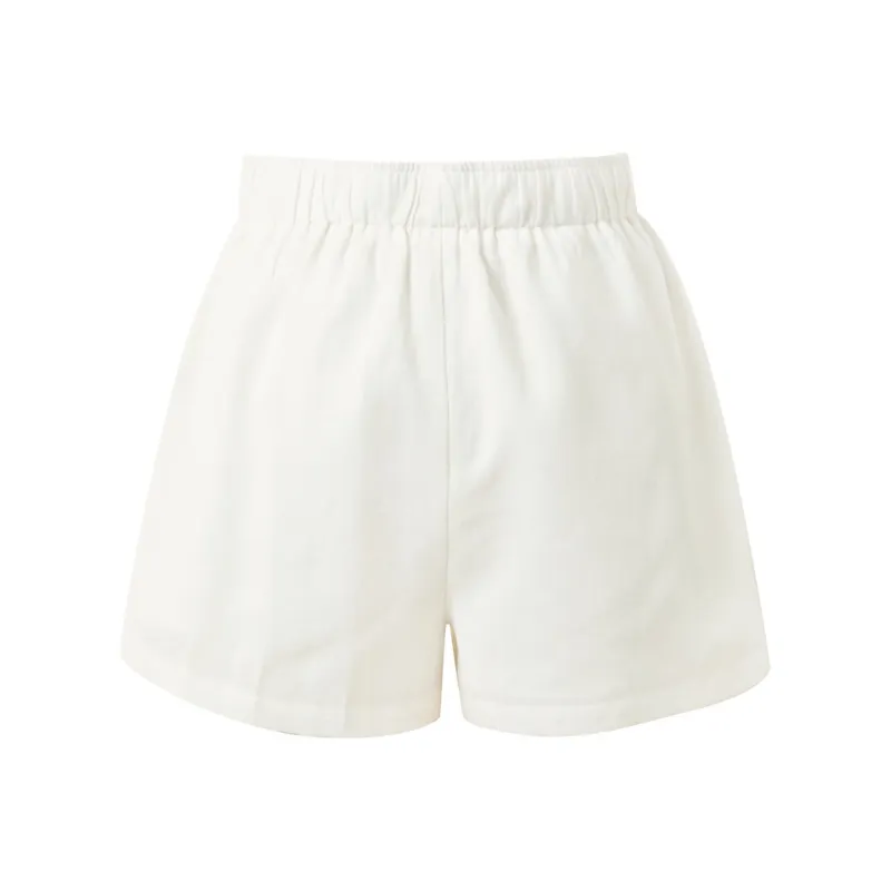 3COLOUR Casual Shorts Women's Ecru-1