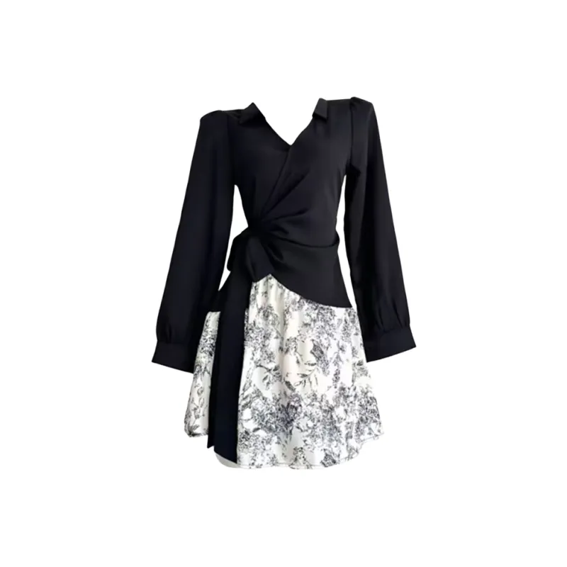 Incolore Long Sleeved Dress Women's-6