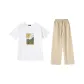 Clothing Sets (T-Shirt+Apricot Pants)