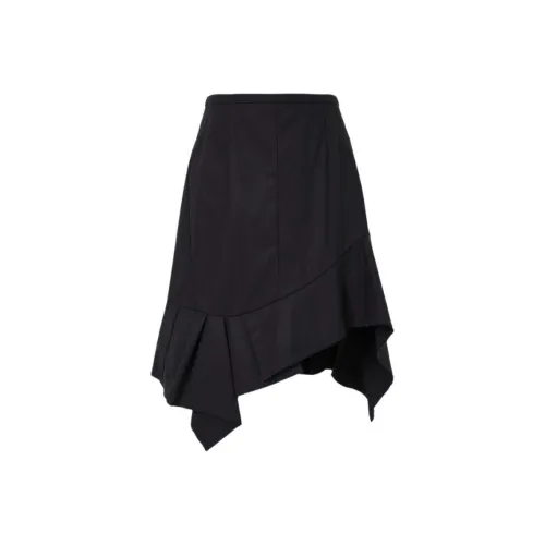VIZAVIZA 블랙 여성 캐주얼 숏 스커트