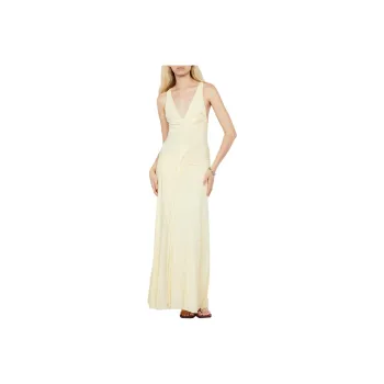 BEC+BRIDGE GRETA GOWN Sleeveless Dress Women's BUTTER/Butter