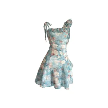 BEAUTIFUL CONFESSION Slip Dress Women's Blue