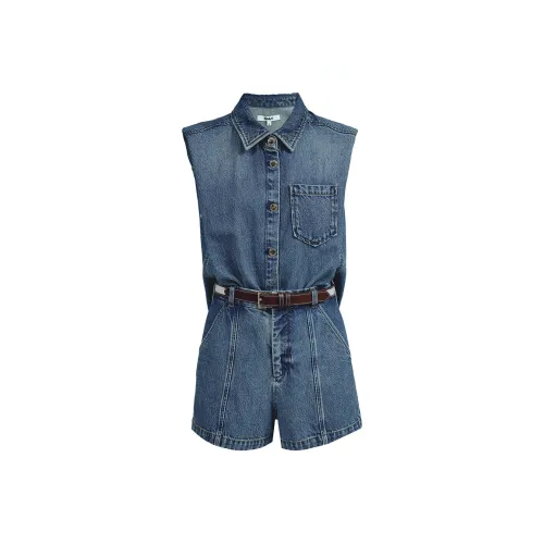 ONLY Jumpsuit Women's Washed Denim Blue