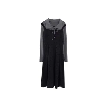 Incolore Long Sleeved Dresses Women's Black