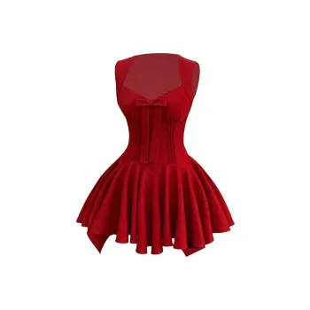 SECFLY OFFICIAL Sleeveless Dress Women's Red