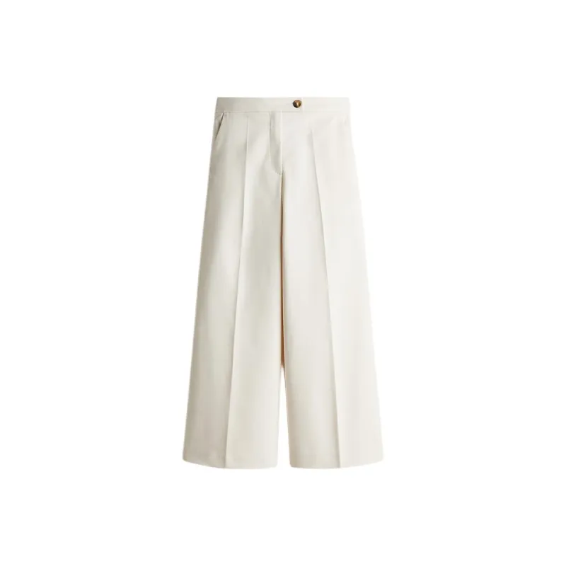 H&M Suit Trousers Women's Cream-0
