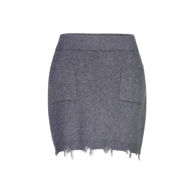 Guuka Hero Casual Short Skirts Women's Gray-0