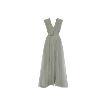 Brunello Cucinelli Monili Pleated Dress