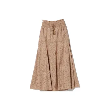 Beams Casual Long Skirts Women's Beige