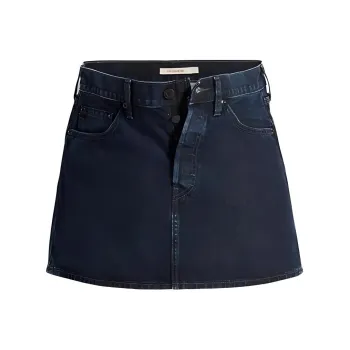 Levis Denim Short Skirts Women's Blue