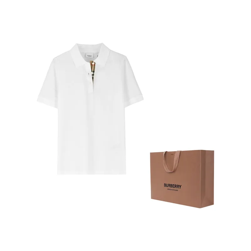 Burberry Polo Shirt Women's White-5