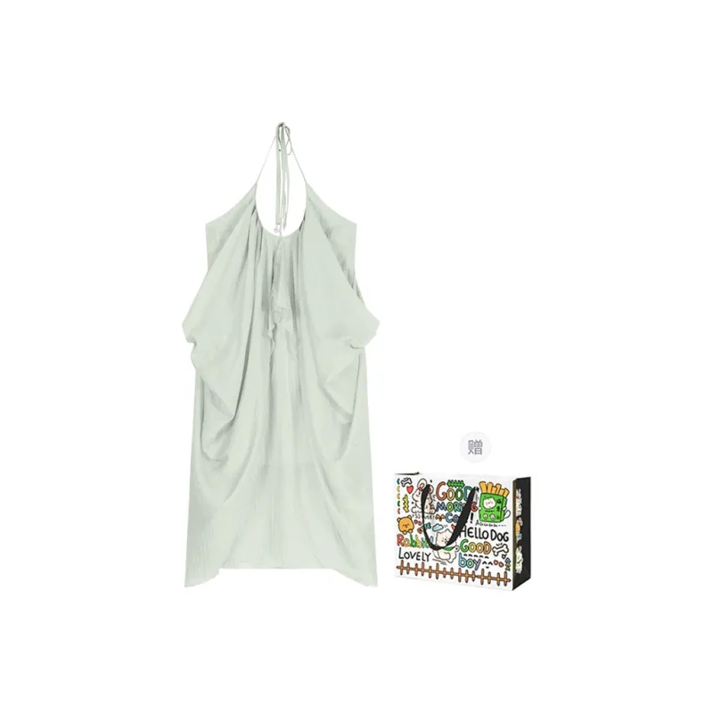 BVODE Sleeveless Dress Women's Green-0