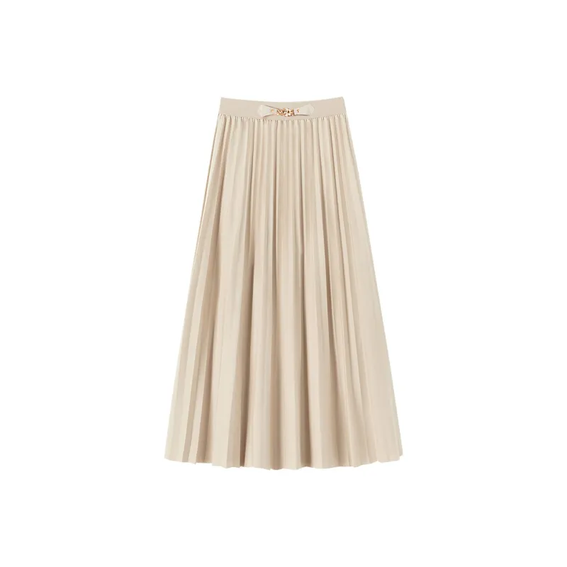 TOUCH Casual Long Skirts Women's Black-4