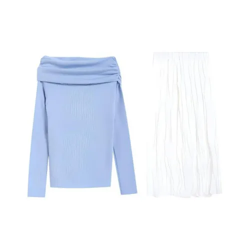 TWOPLUMGIRLS Two Piece Skirt Sets Women's