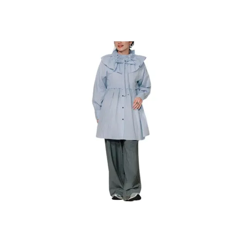FREAK'S STORE Long Sleeved Dress Women's Sax Blue