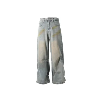 HKRXEC Jeans Men Blue