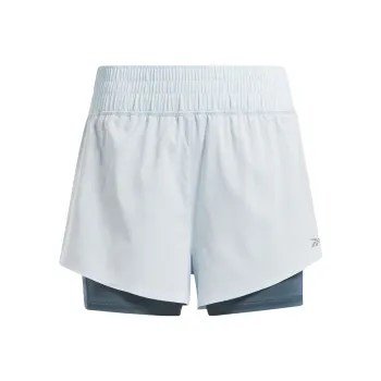 Reebok WOR RUN 2 IN 1 SHORT Sports Shorts Women's Light Blue