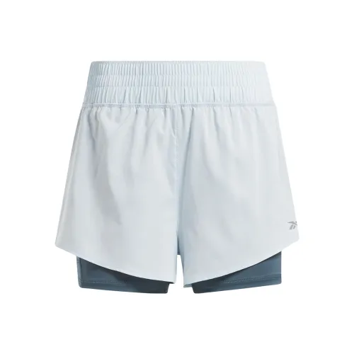 Reebok WOR RUN 2 IN 1 SHORT Sports Shorts Women's Light Blue
