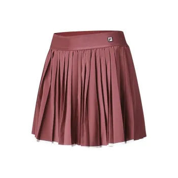 FILA SS24 Casual Short Skirts Women's Wine Red
