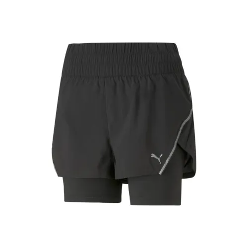 PUMA RUN 2IN1 RUN 2IN1 SHORT W Sports finish Inappropriate Women's Black