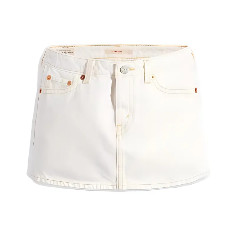 Levis Casual Short Skirts Women's White-0