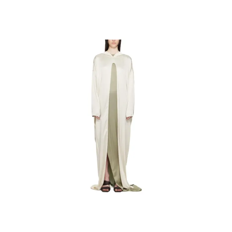 RICK OWENS/RO Long Sleeved Dress Women's Ecru-0