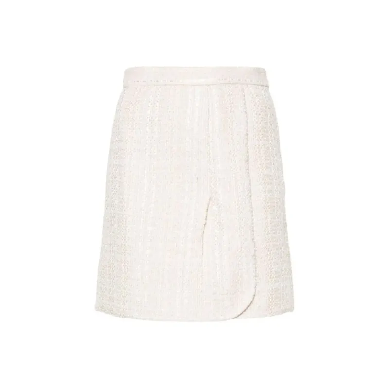 IRO NIGHT Bouclé Design Mini Skirt-0