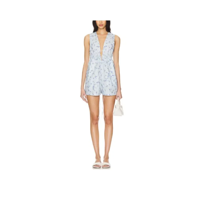 FAITHFULL THE BRAND Jumpsuit Women's Light Blue-0