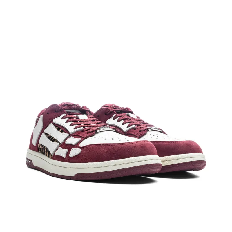 AMIRI Skel Top Low Top Skateboard Shoes Men's Burgundy-2
