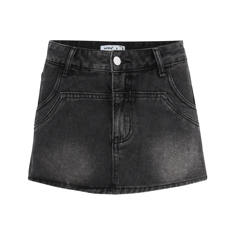 APEA Denim Short Skirts Women's-0