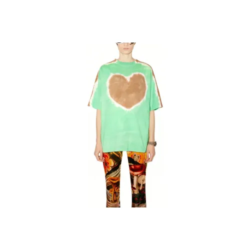 Acne Studios Drop Shoulder Sleeve T Shirt Women's Green
