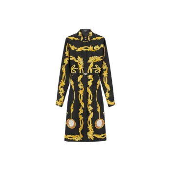 FANSIZHE SS25 Long Sleeved Dress Women's Black