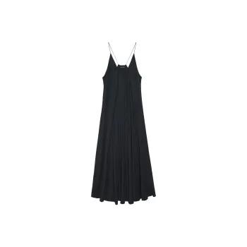 Anine Bing Aida Gathered Midi Dress