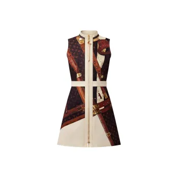 LOUIS VUITTON Denim Lv Trunk Dress