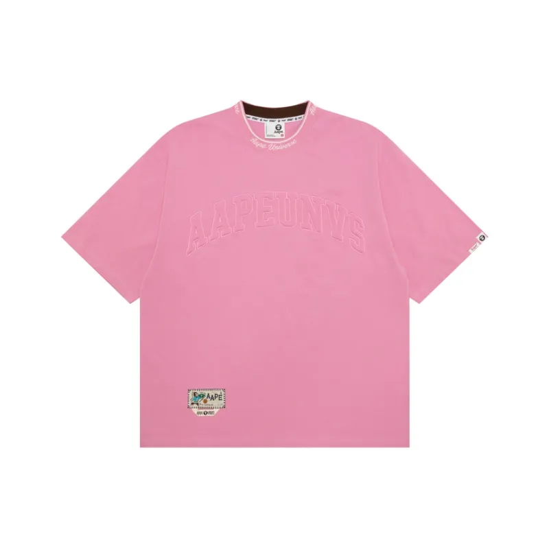 Aape Logo embroidered T shirt-0