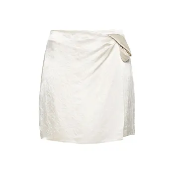 NANUSHKA Ruched detailing Satin Miniskirt
