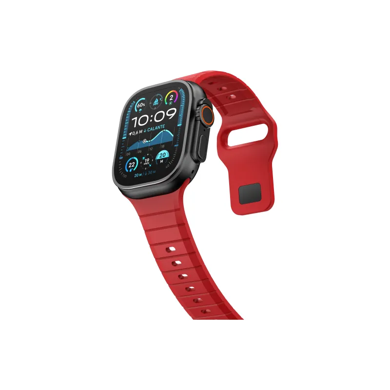 Watchbond Watch Band Apple Compatibility Fluoroelastomer Material-1