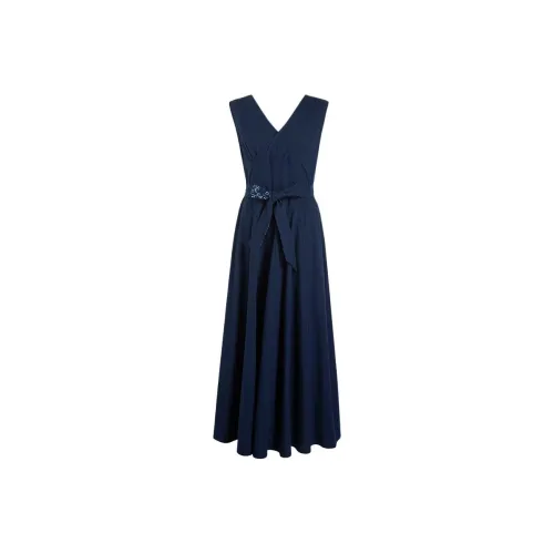 A LIFE ON THE LEFT Sleeveless Dress Women's Navy Blue