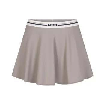 SKIMS FITS EVERYBODY LOGO SKORT Casual Short Skirts Women's SMOKE/Smoke Gray