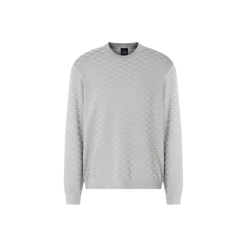 ARMANI EXCHANGEAE SS25 Knitwear Men's Gray-0