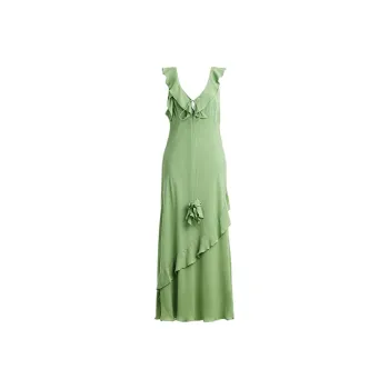 COACH Sleeveless Dress Women's Green