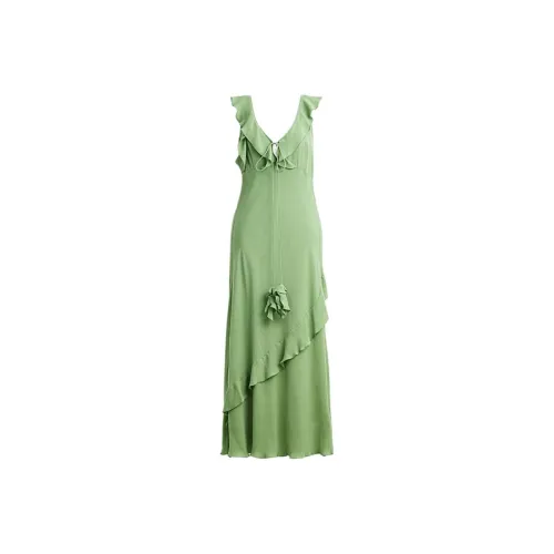 COACH Sleeveless Dress Women's Green