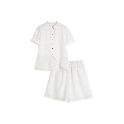 Hang Yi Court Casual Suit Women's White