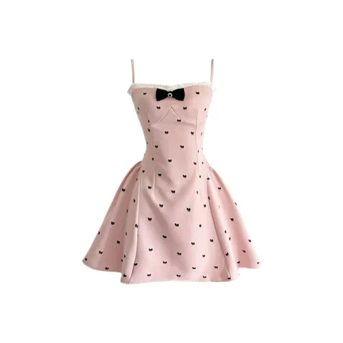 Udon House Slip Dress Women's Pink