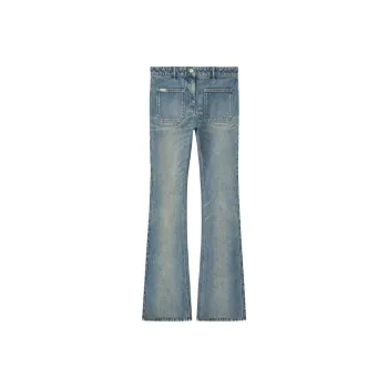 COURREGES Logo Tag Bootcut Jeans