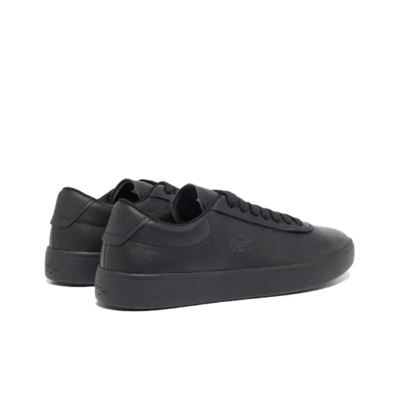 LACOSTE BASESHOT Anti Slip Wear Resistant Low Top Running Shoes Women's Black-3