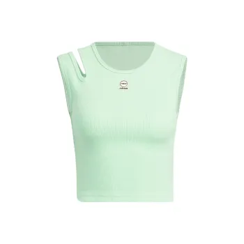 Adidas Sleeveless Sports Shirts Women's Green