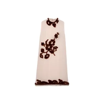 PRADA Floral embroidered Silk Midi Dress