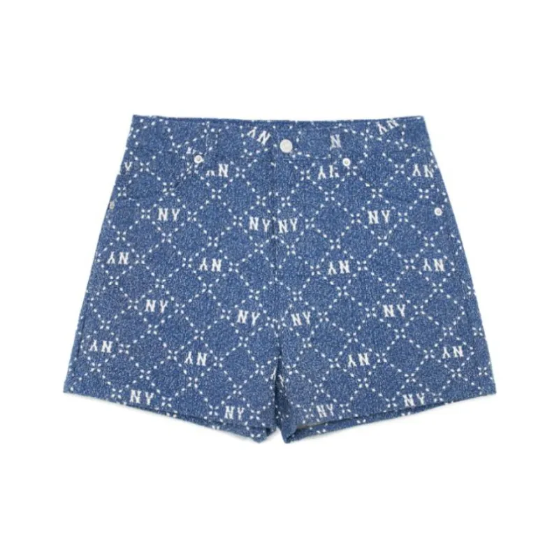 MLB Denim Shorts Women's Denim Blue-0