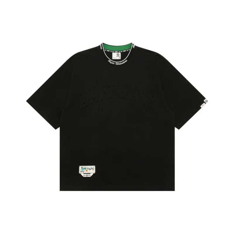 Aape Logo embroidered T shirt-2
